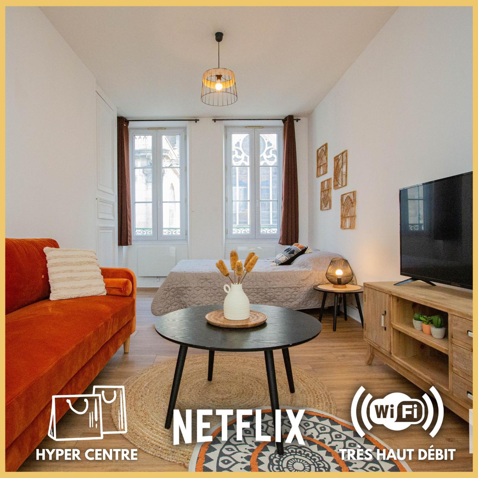 Апартаменти O Centre- Chaleureux - Fibre - Netflix Монтаржі Екстер'єр фото