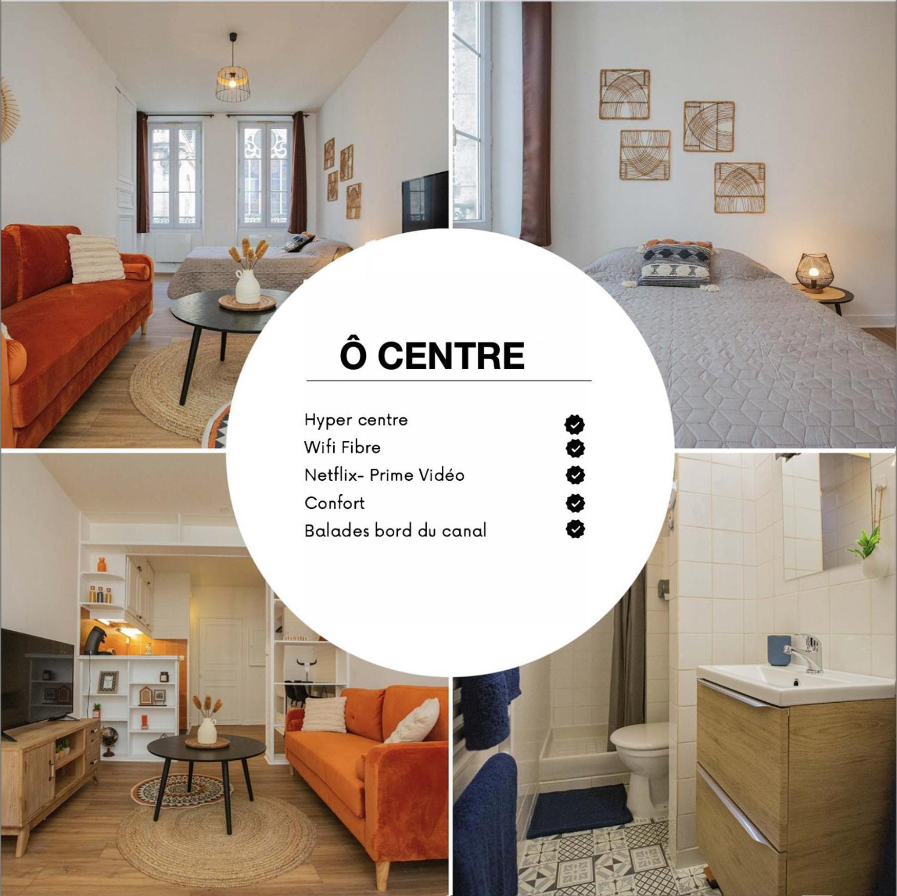 Апартаменти O Centre- Chaleureux - Fibre - Netflix Монтаржі Екстер'єр фото